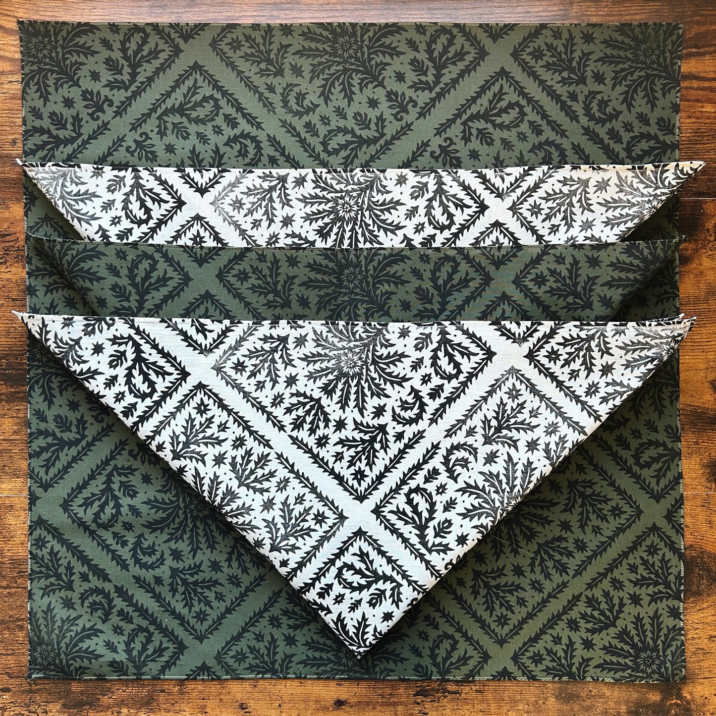 The Thistle Garden Block Printed Bandana