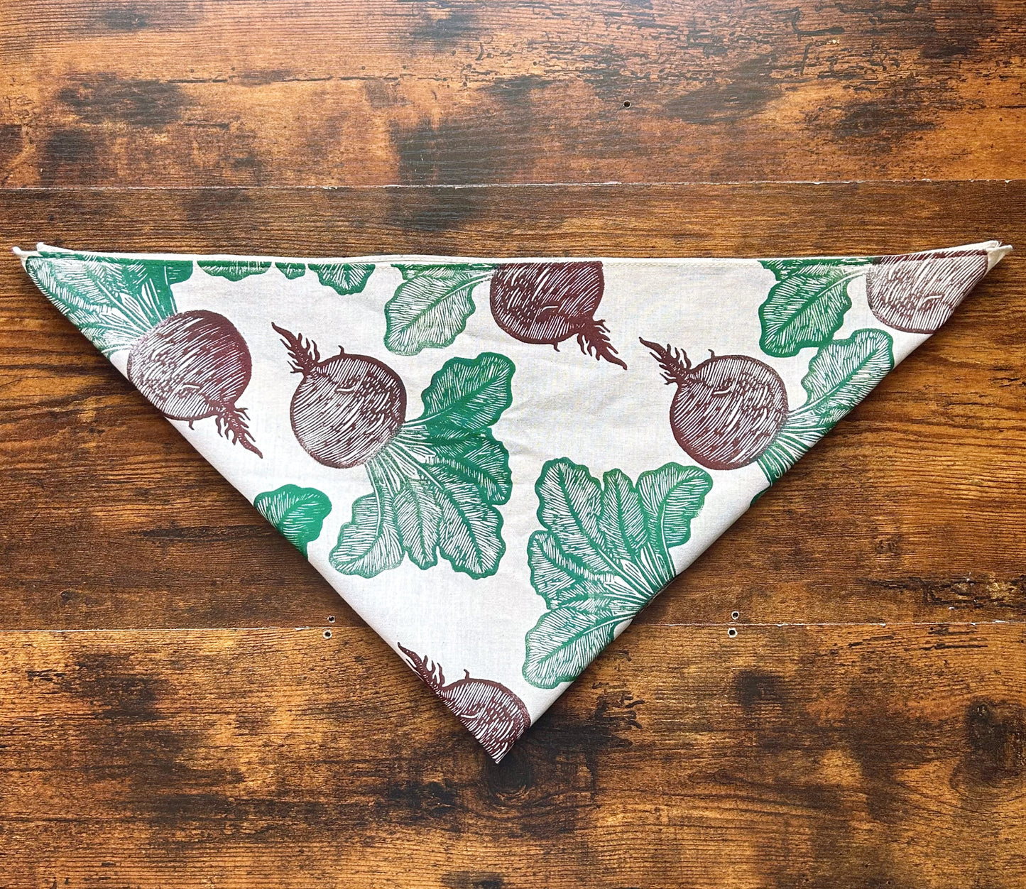 Beet Freak Block Printed Bandana