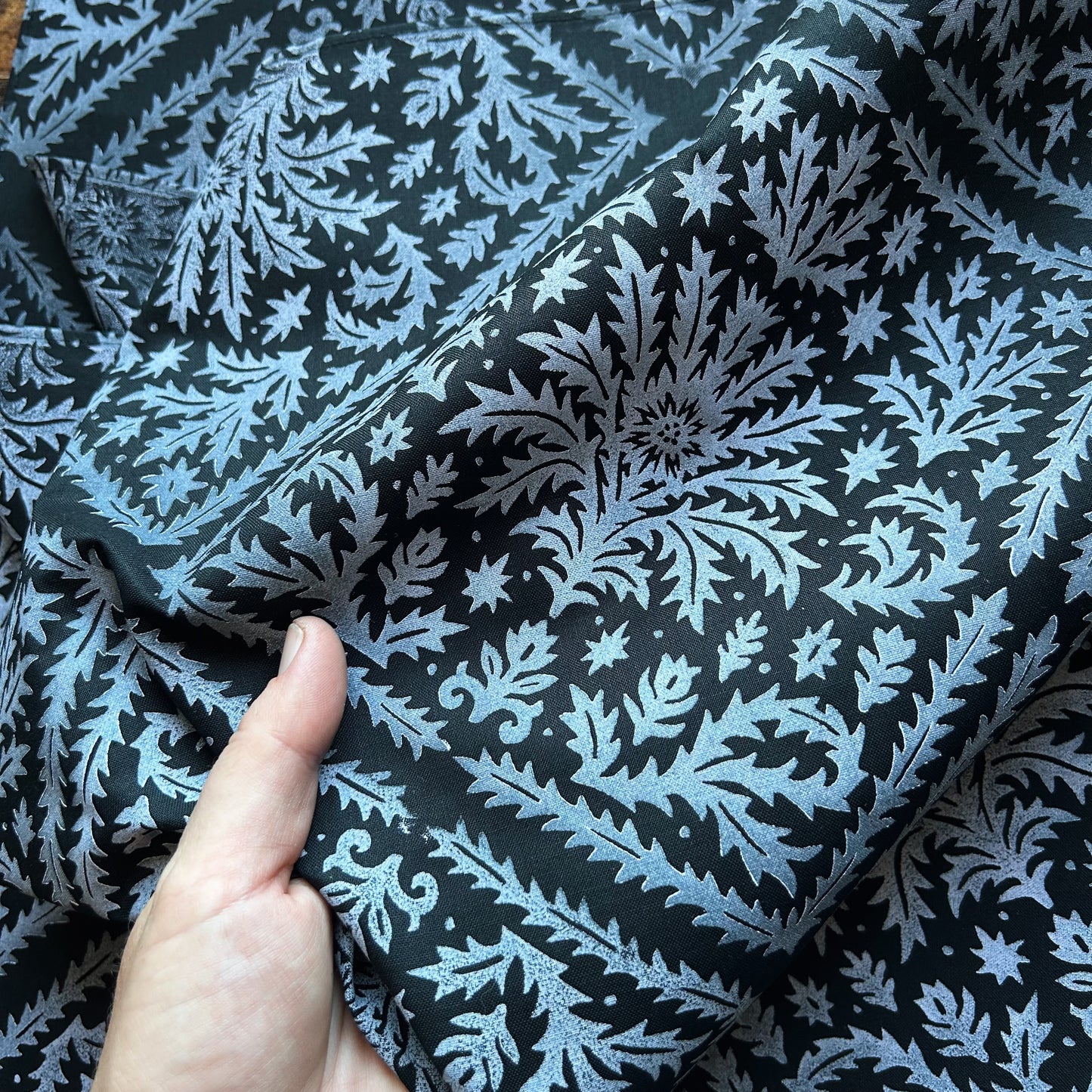 Thistle Garden Block Printed Bandana