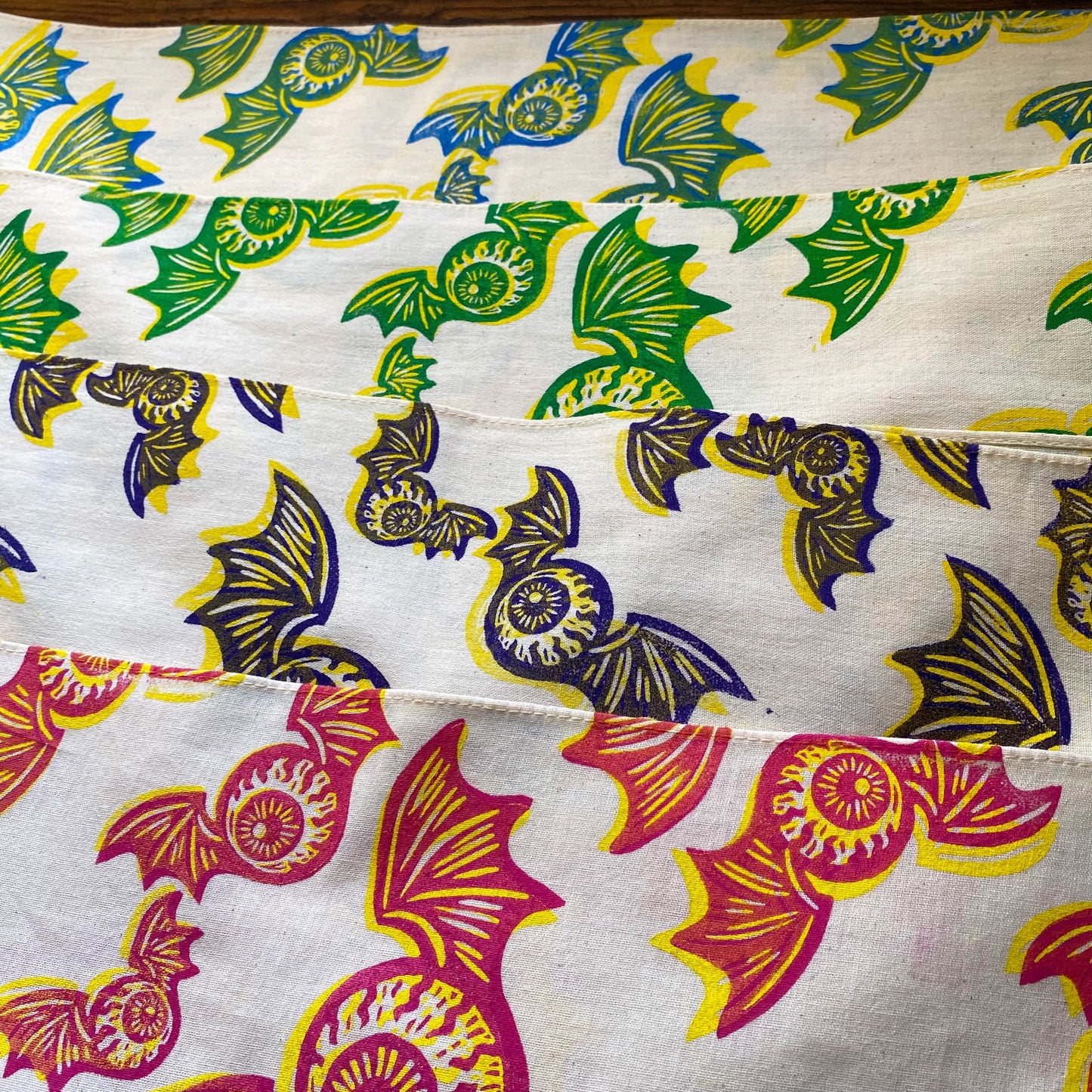 Night Watcher Block Printed Bandana