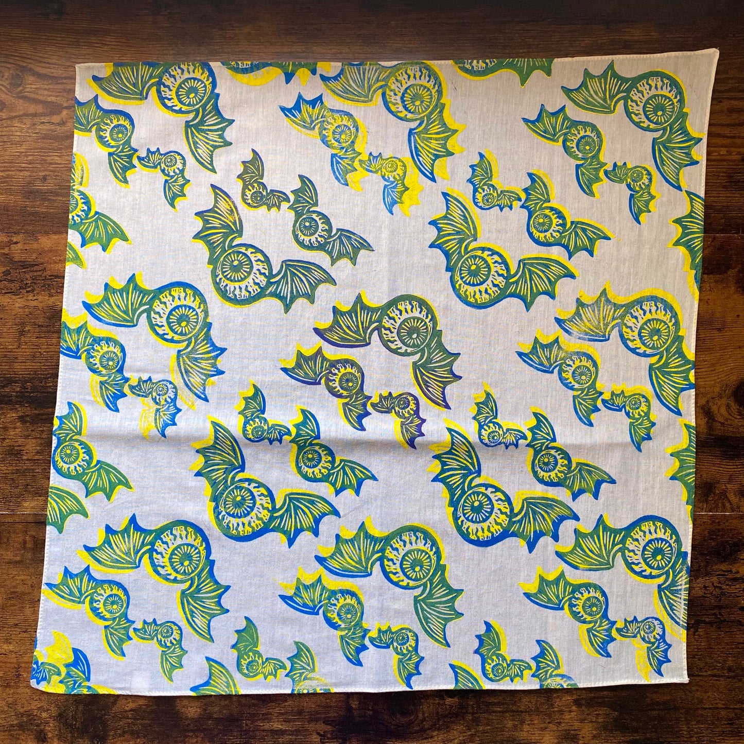 Night Watcher Block Printed Bandana