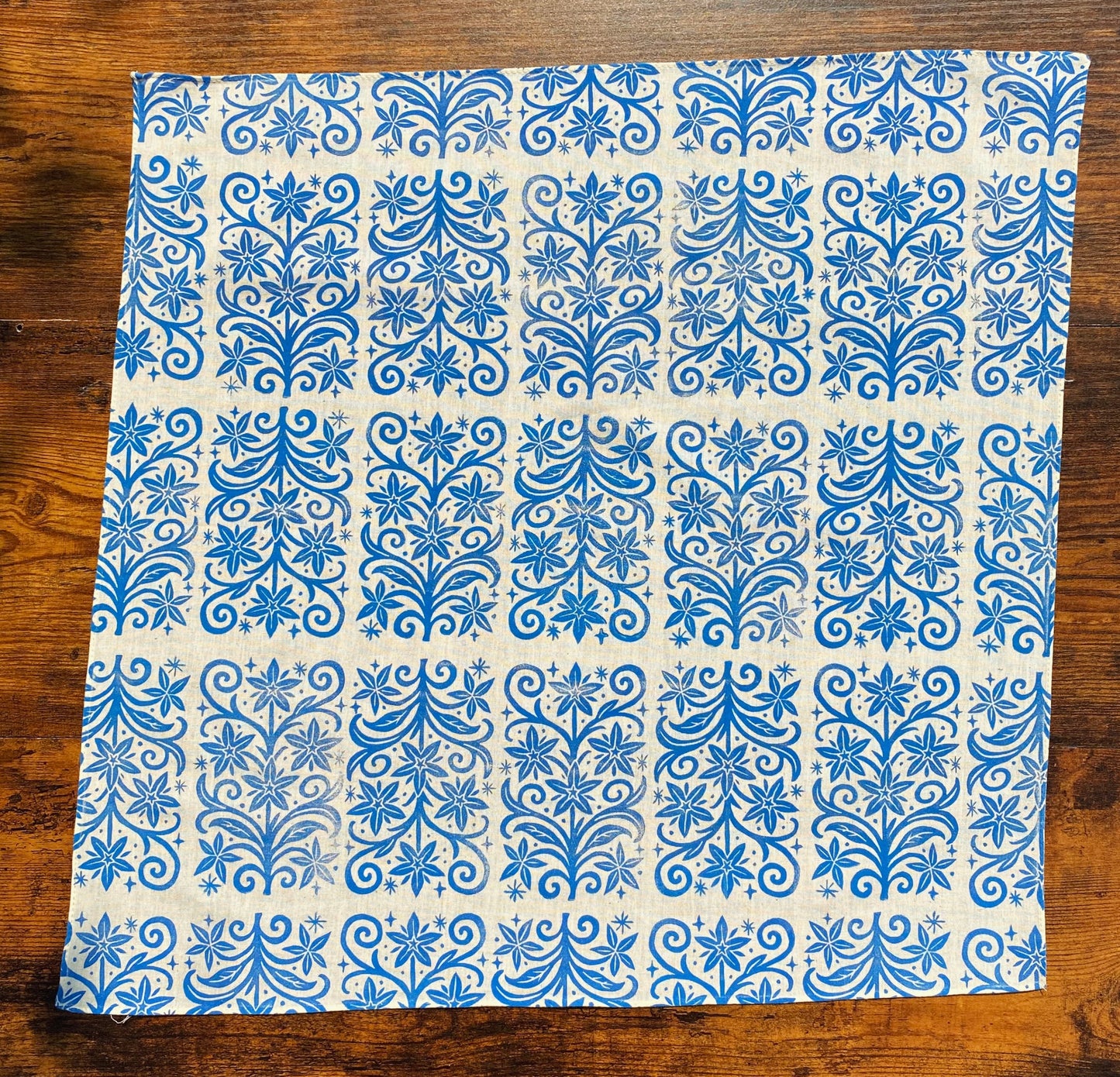 Borage Magic Block Printed Bandana
