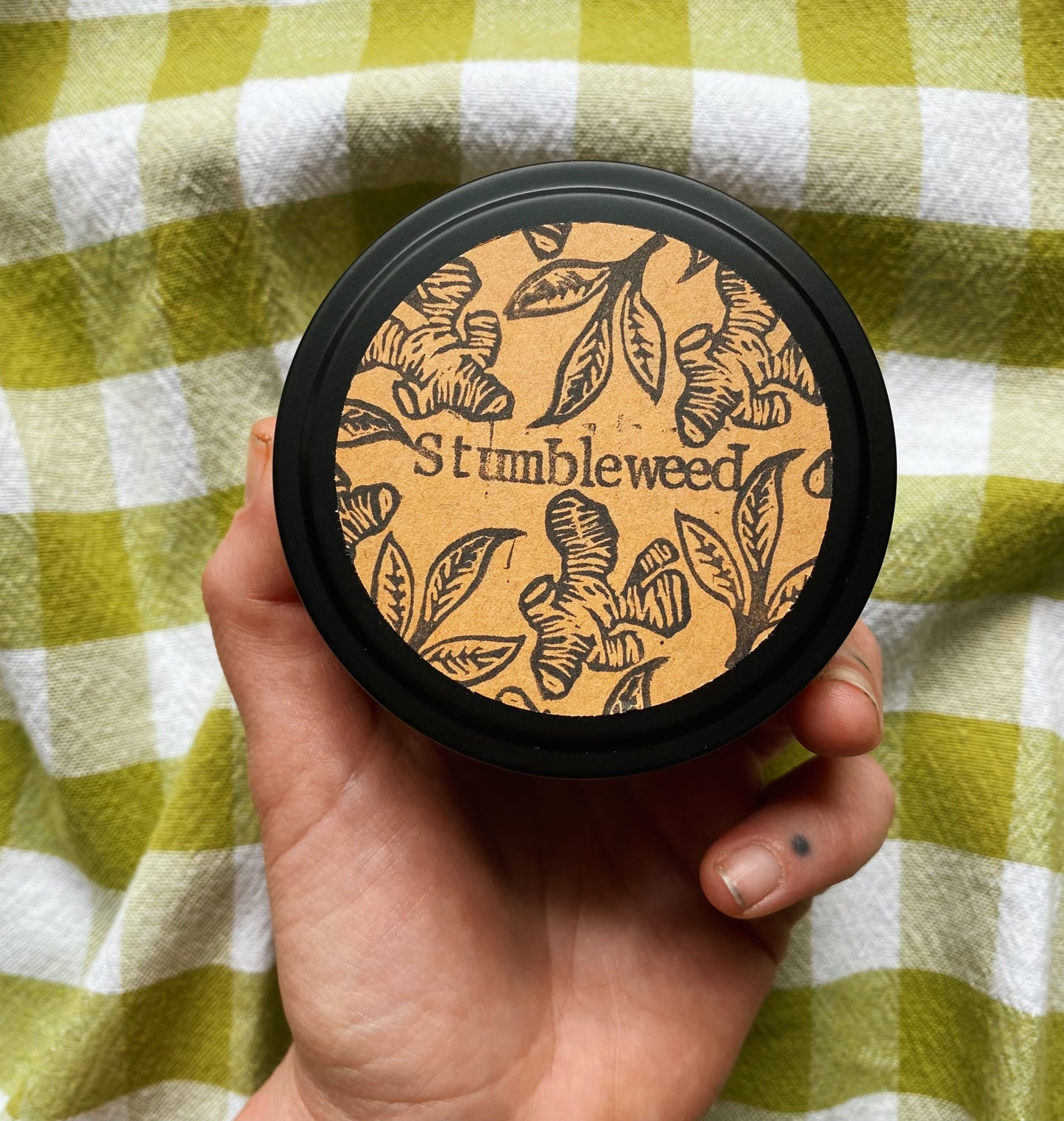 Matcha Gingerroot Soy Wax Candle