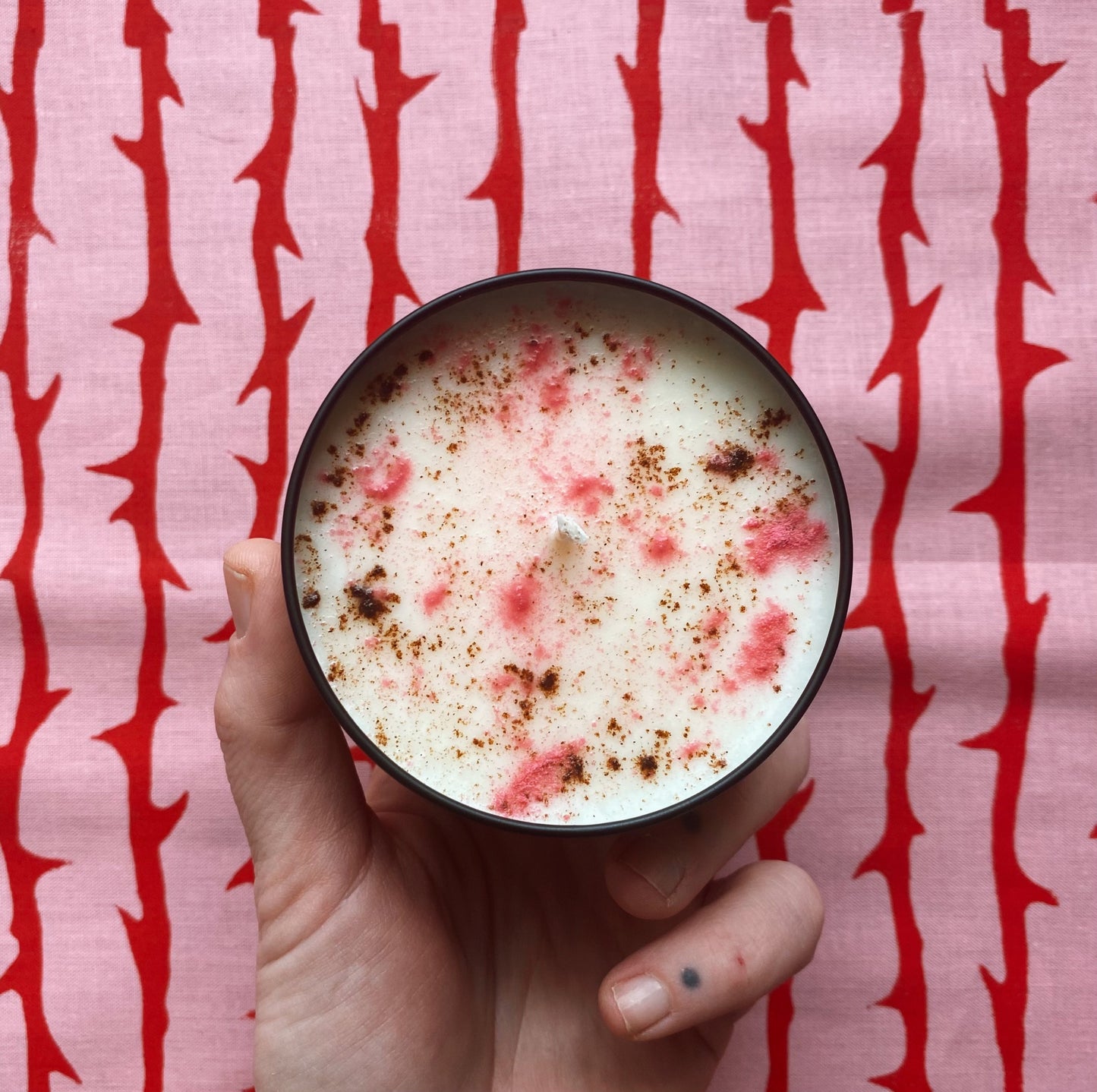 Rose Petal Latte Soy Wax Candle
