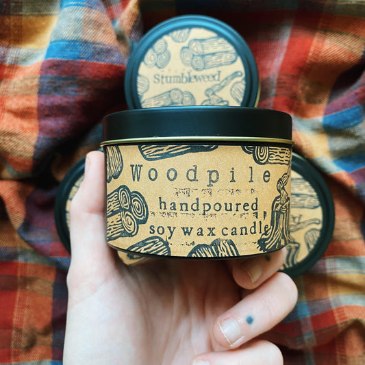Woodpile Soy Wax Candle