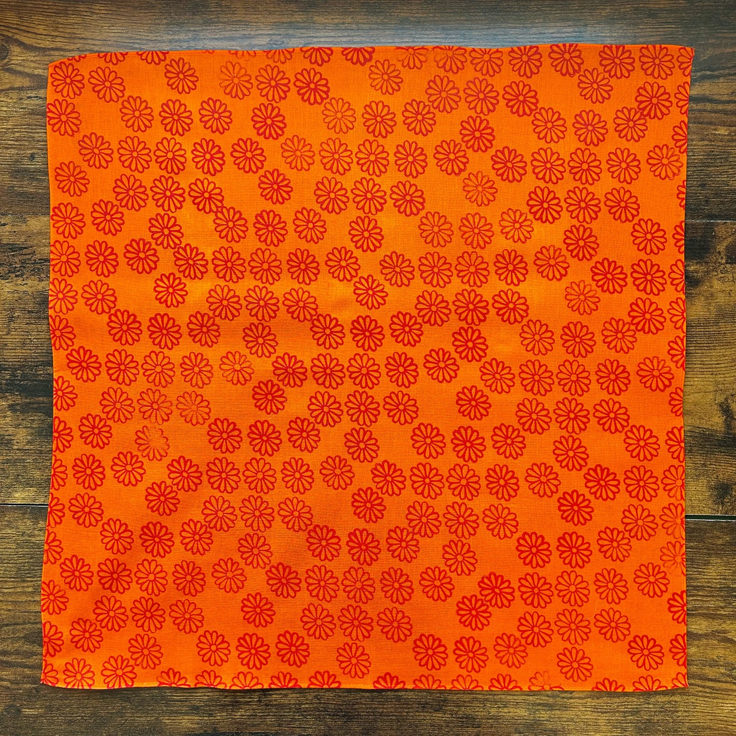 Flower Power Block Printed Bandana