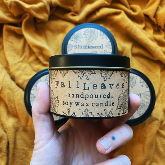 Fall Leaves Soy Wax Candle