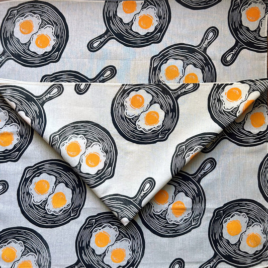 Sunny Side Up Block Printed Bandana