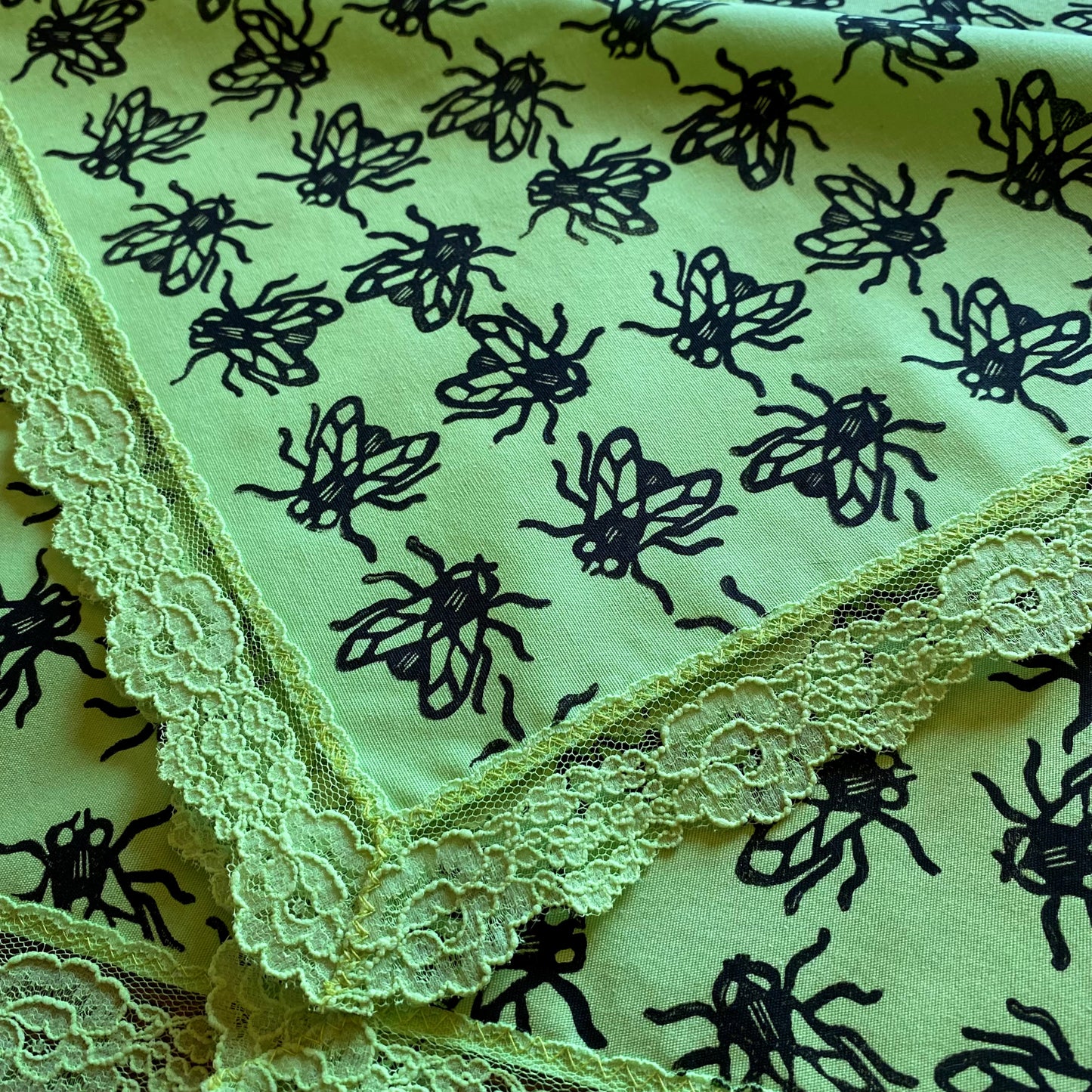 The Fly Block Printed Handkerchief