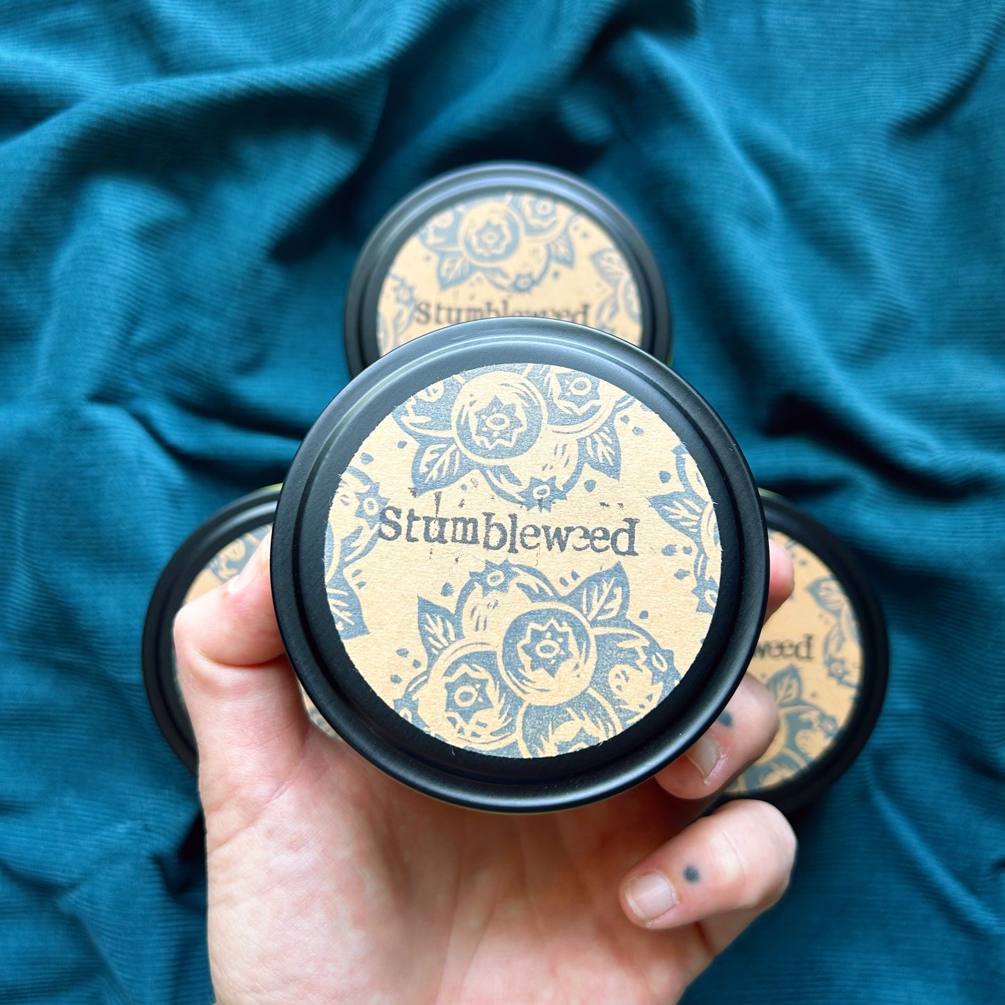Blueberry Lychee Matcha Soy Wax Candle