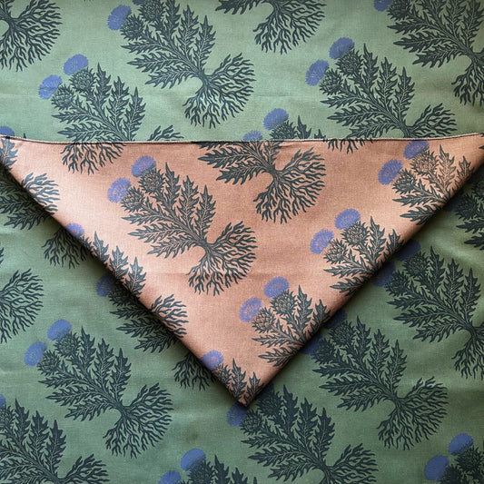 Thistle Thistle Block Printed Bandana