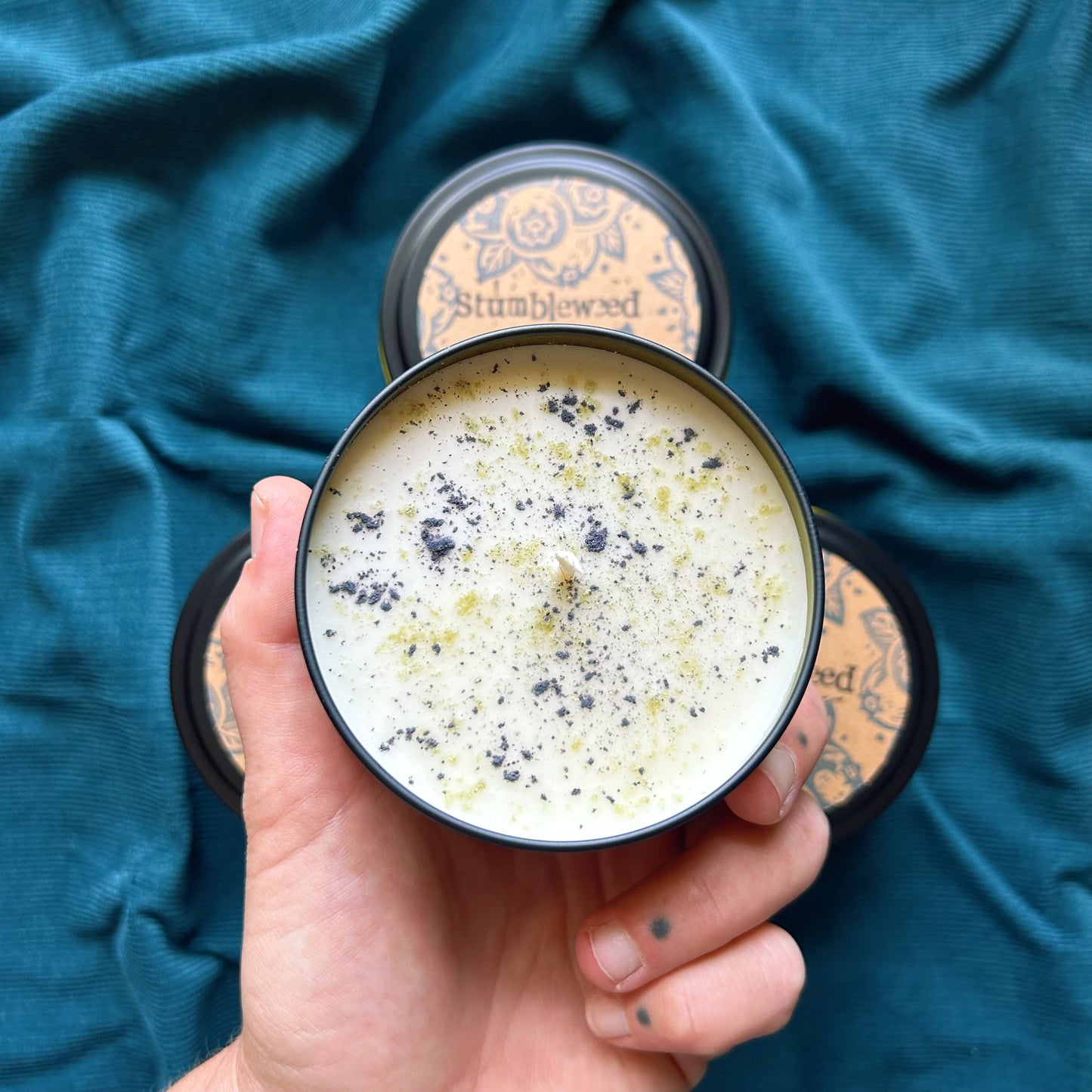 Blueberry Lychee Matcha Soy Wax Candle