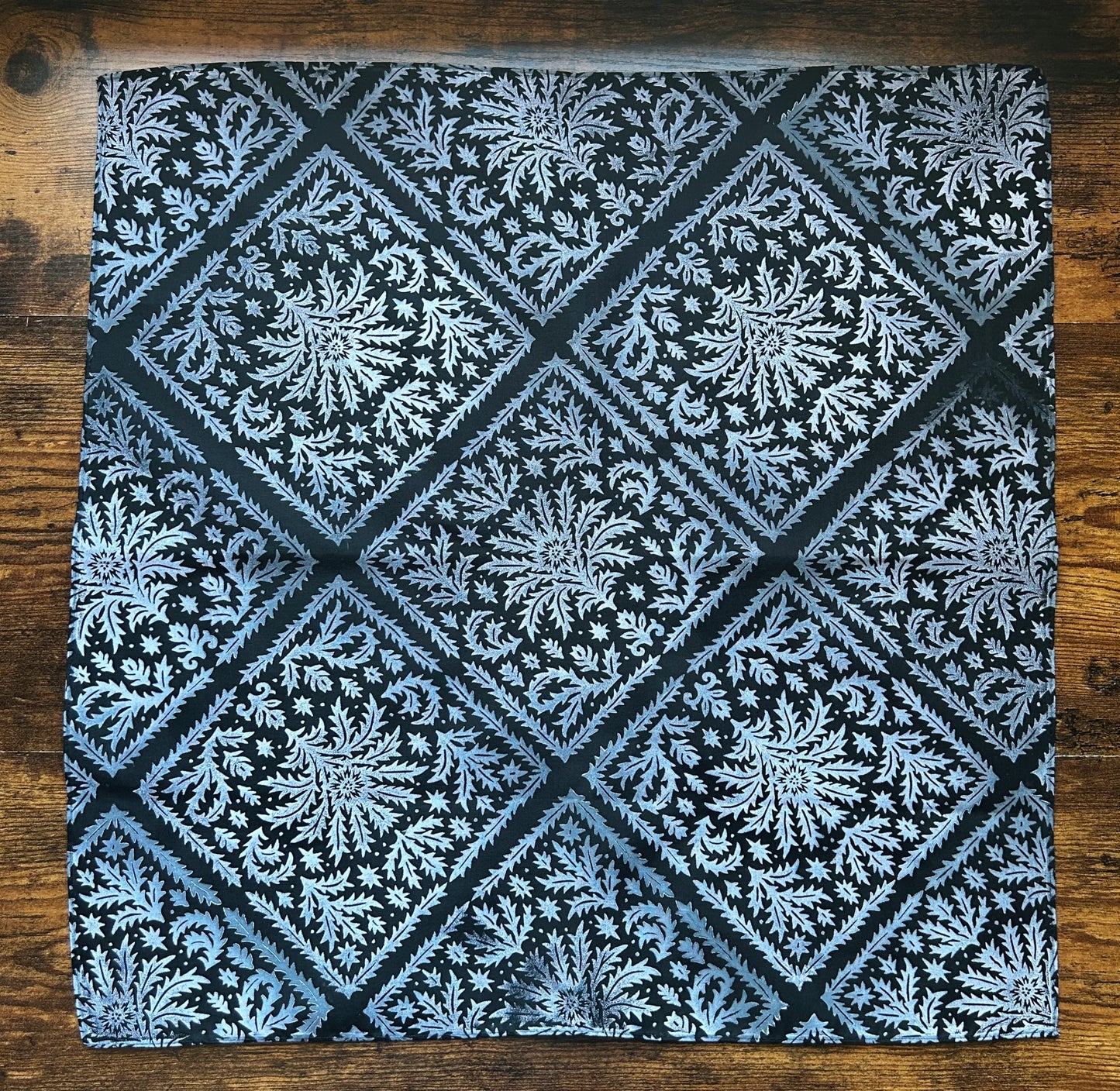 Thistle Garden Block Printed Bandana