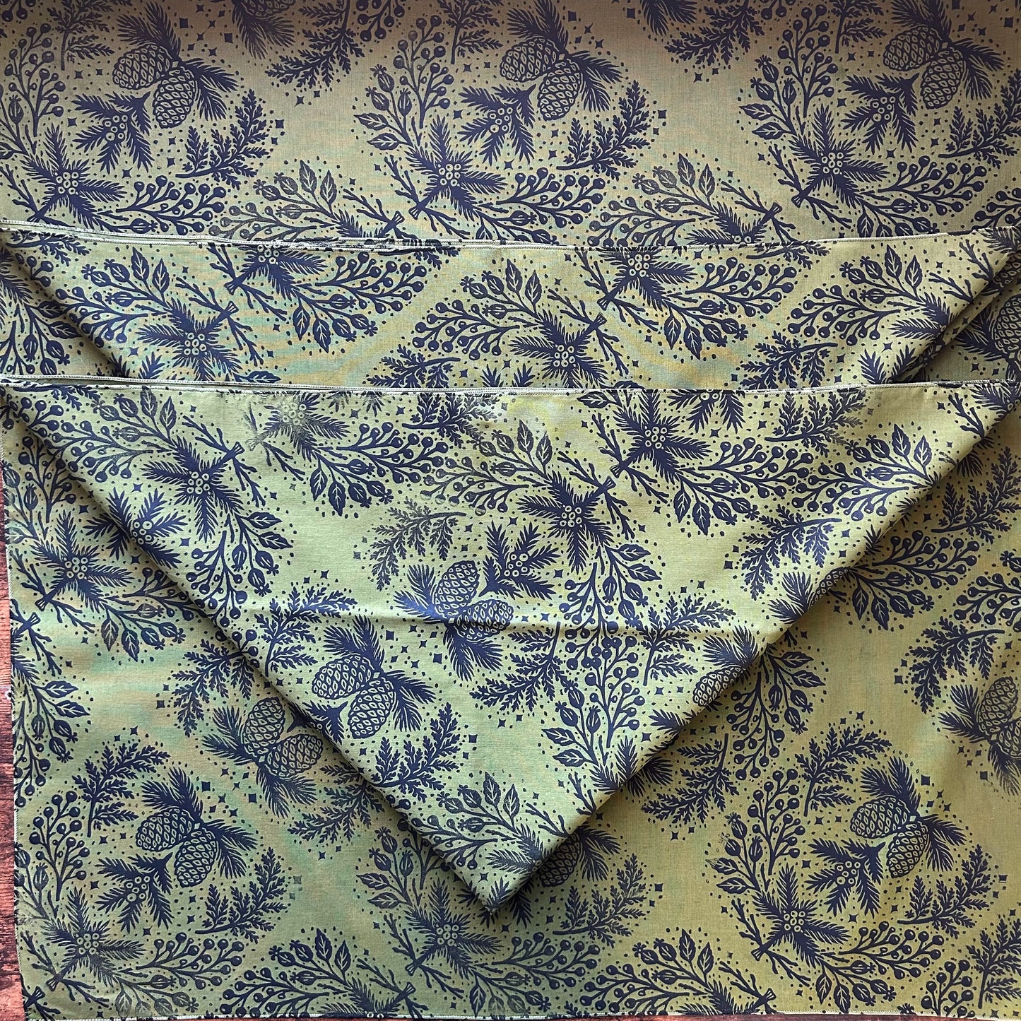 Solstice Forest Block Printed Bandana