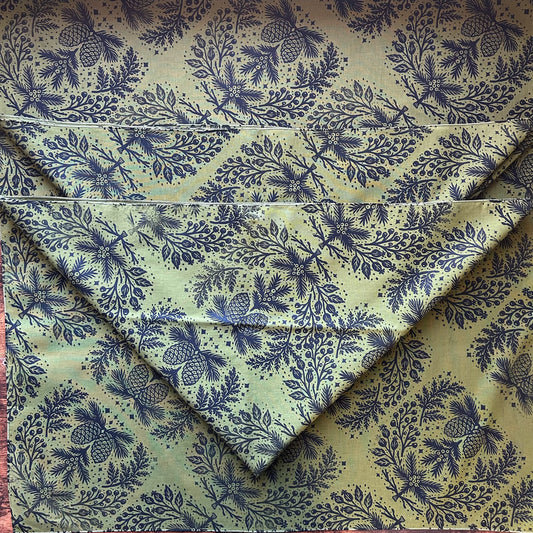 Solstice Forest Block Printed Bandana