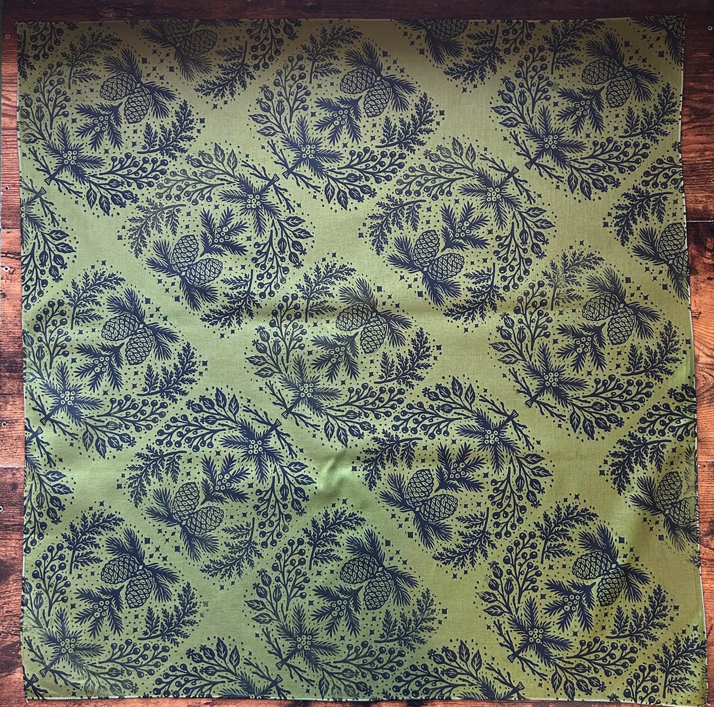 Solstice Forest Block Printed Bandana