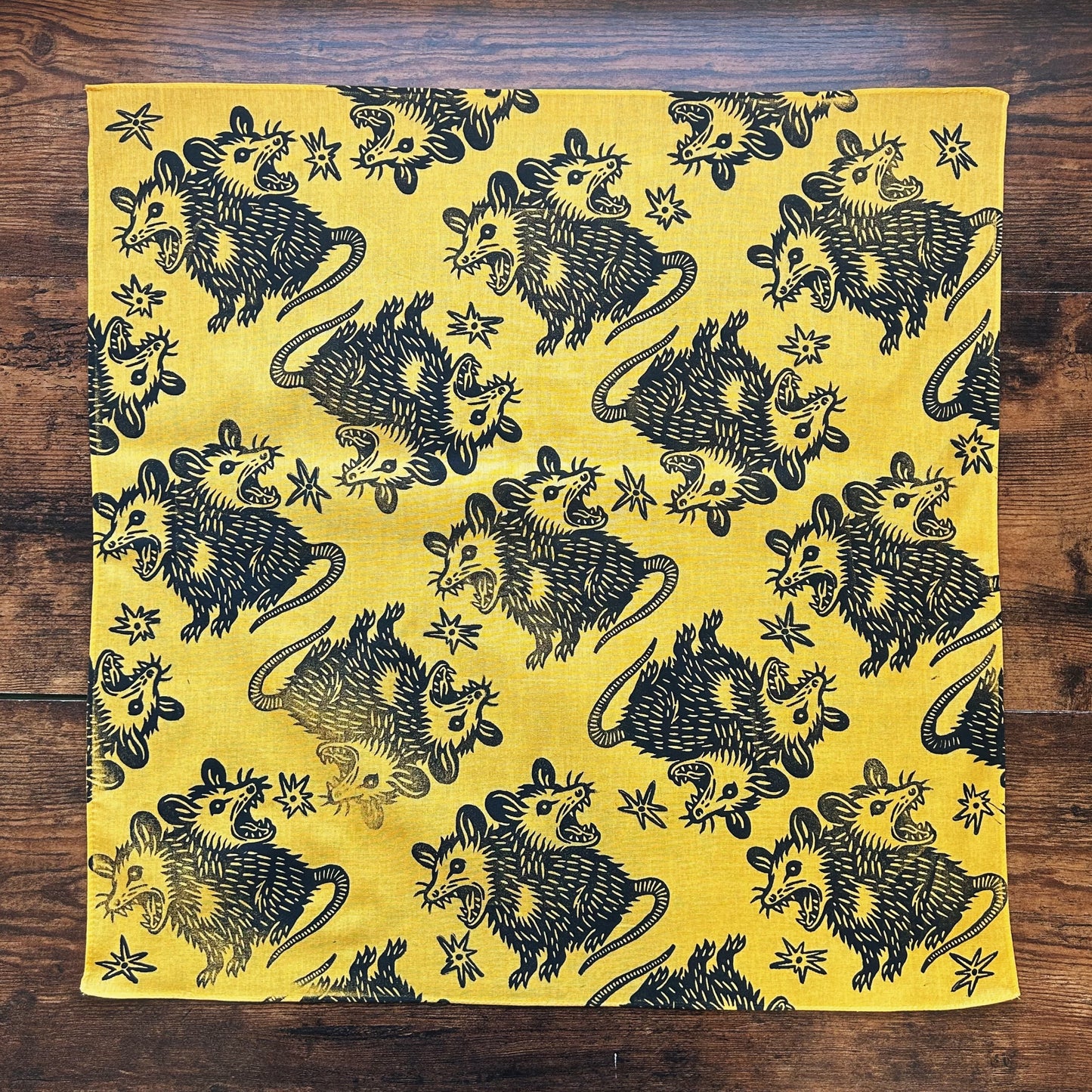 Trash Angels Block Printed Bandana