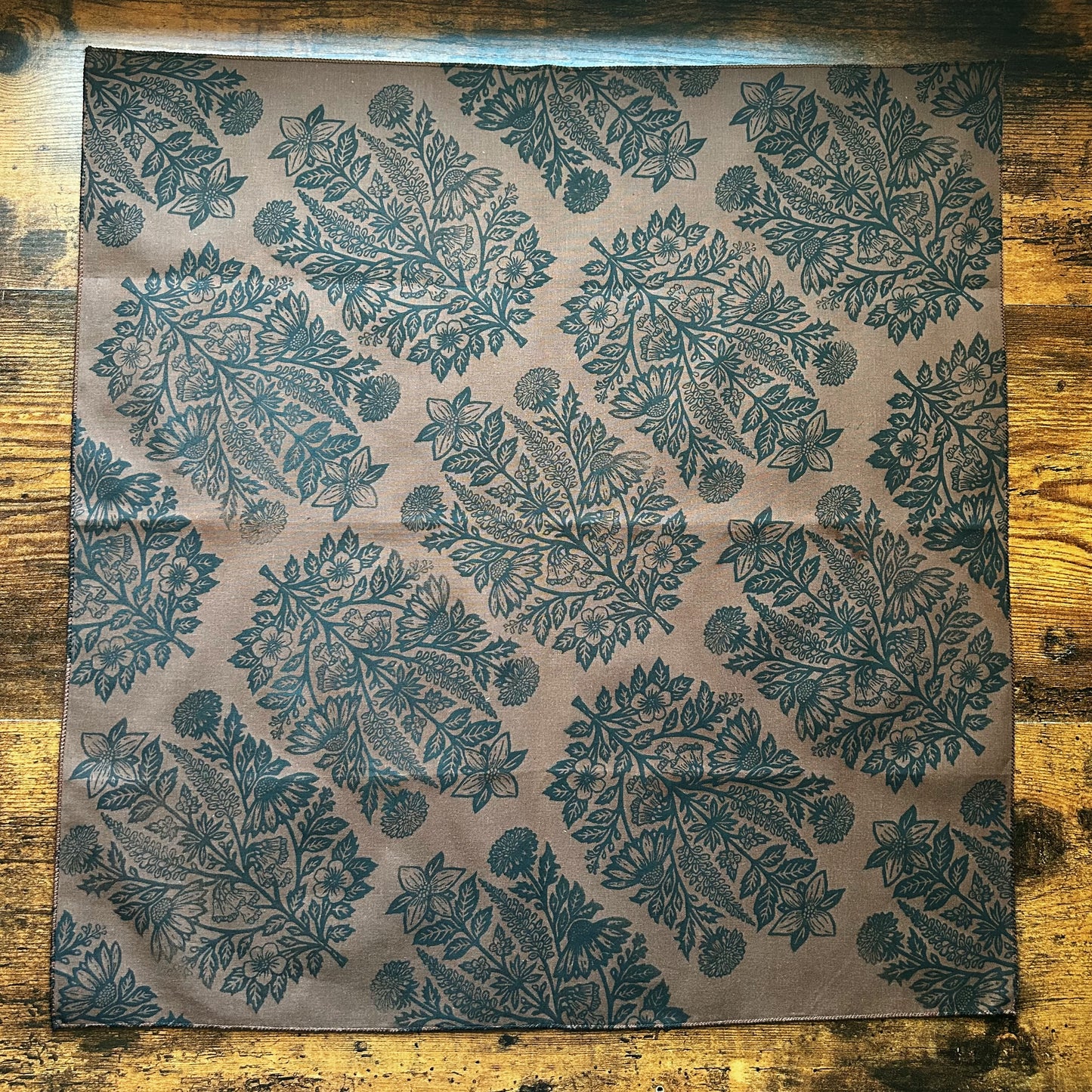 Spring Blooms Block Printed Bandana