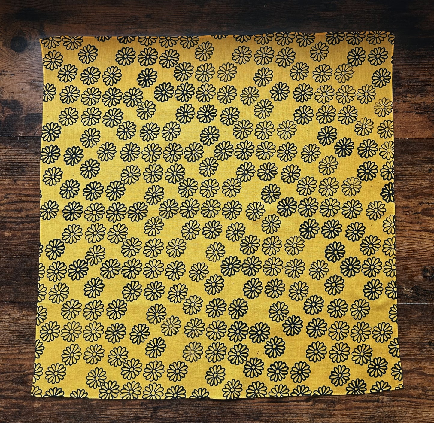 Flower Power Block Printed Bandana