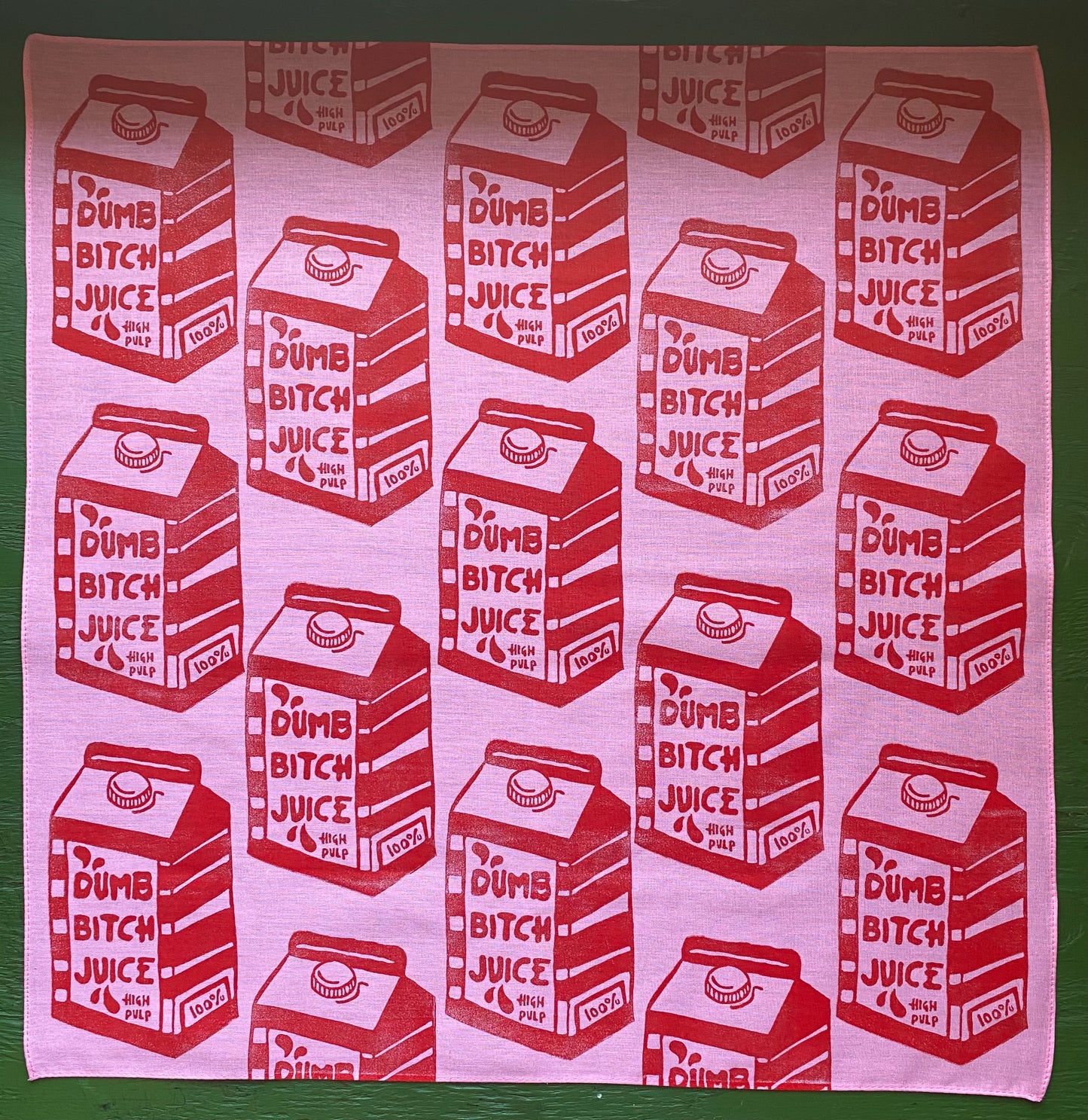 DumbBitch Juice Block Printed Bandana