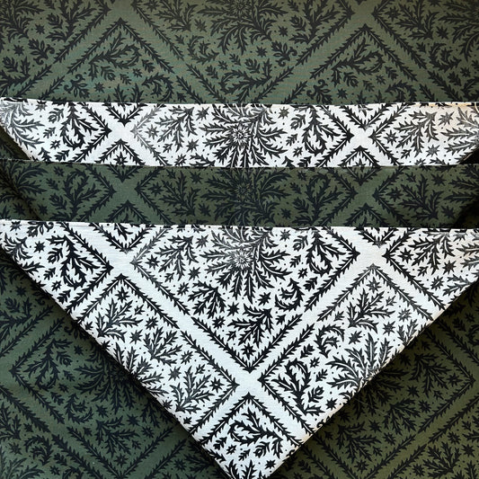 The Thistle Garden Block Printed Bandana