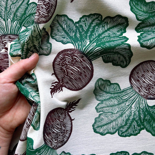 Beet Freak Block Printed Bandana