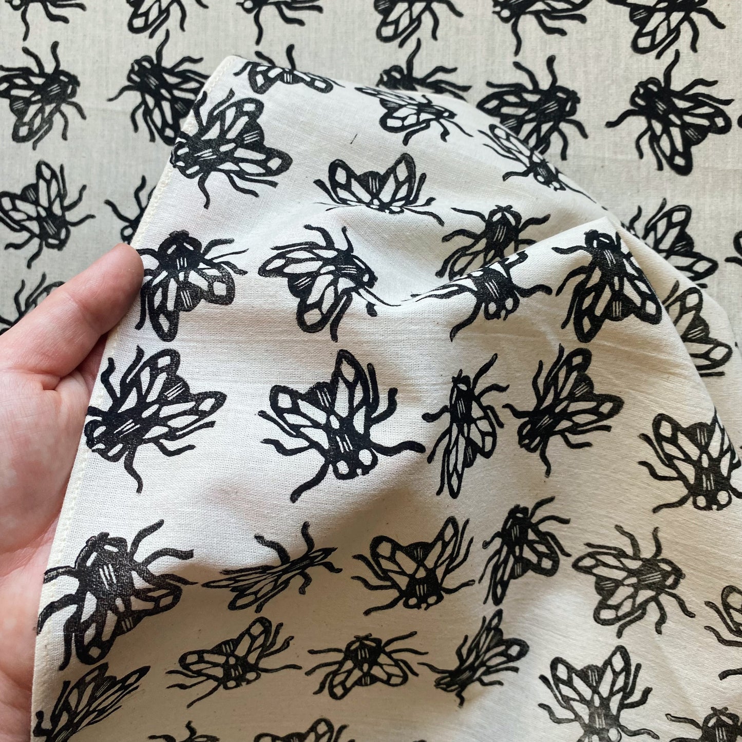 The Fly Block Printed Bandana