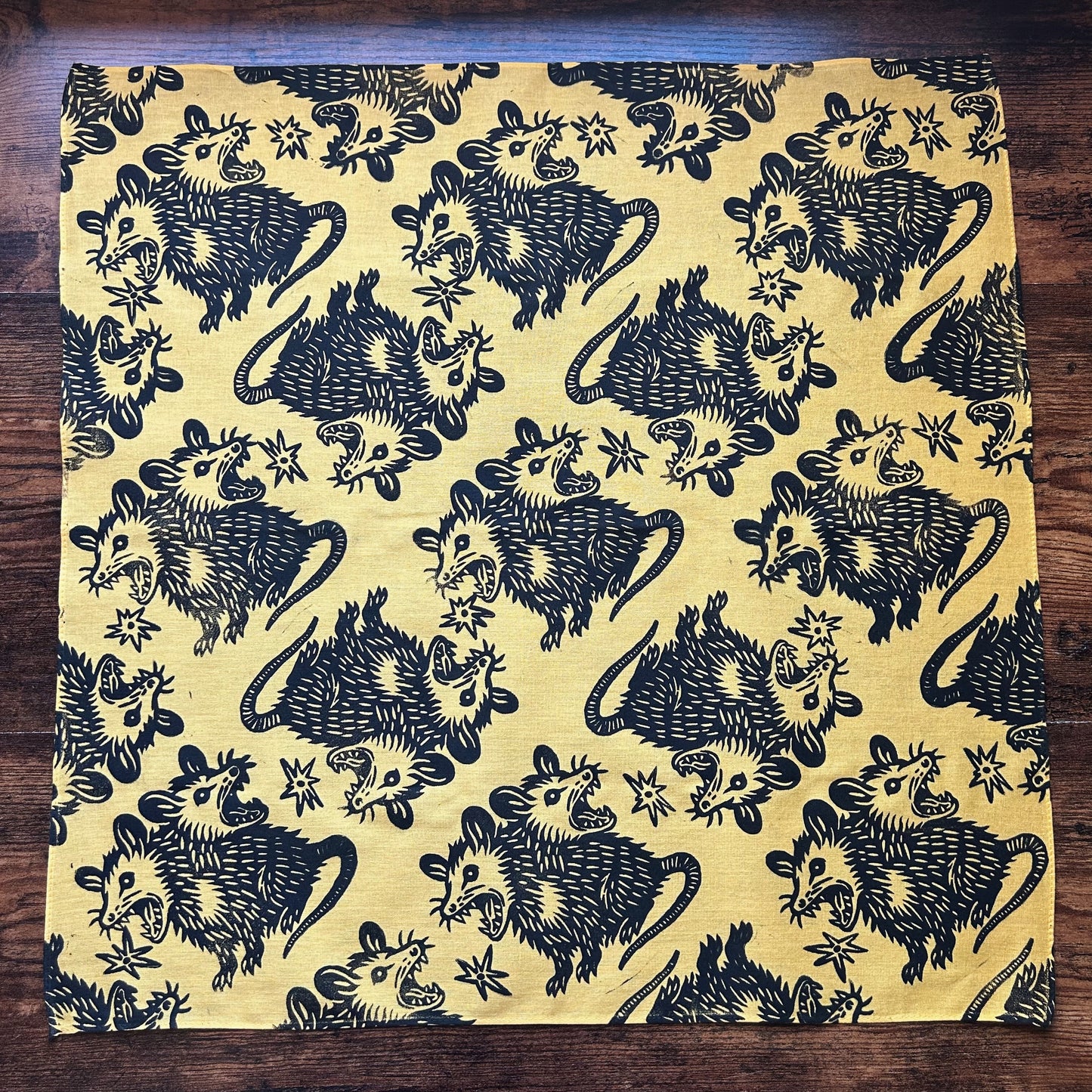 Trash Angels Block Printed Bandana