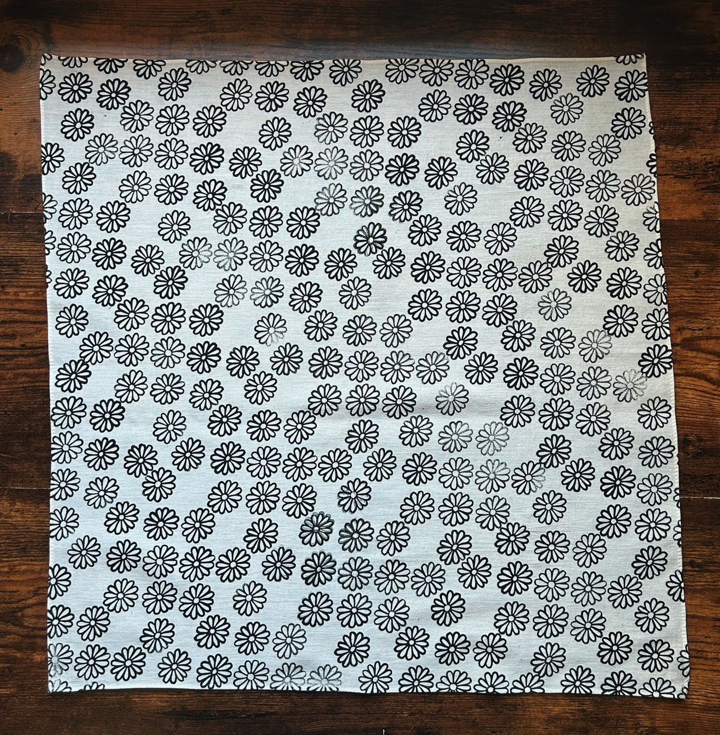 Flower Power Block Printed Bandana