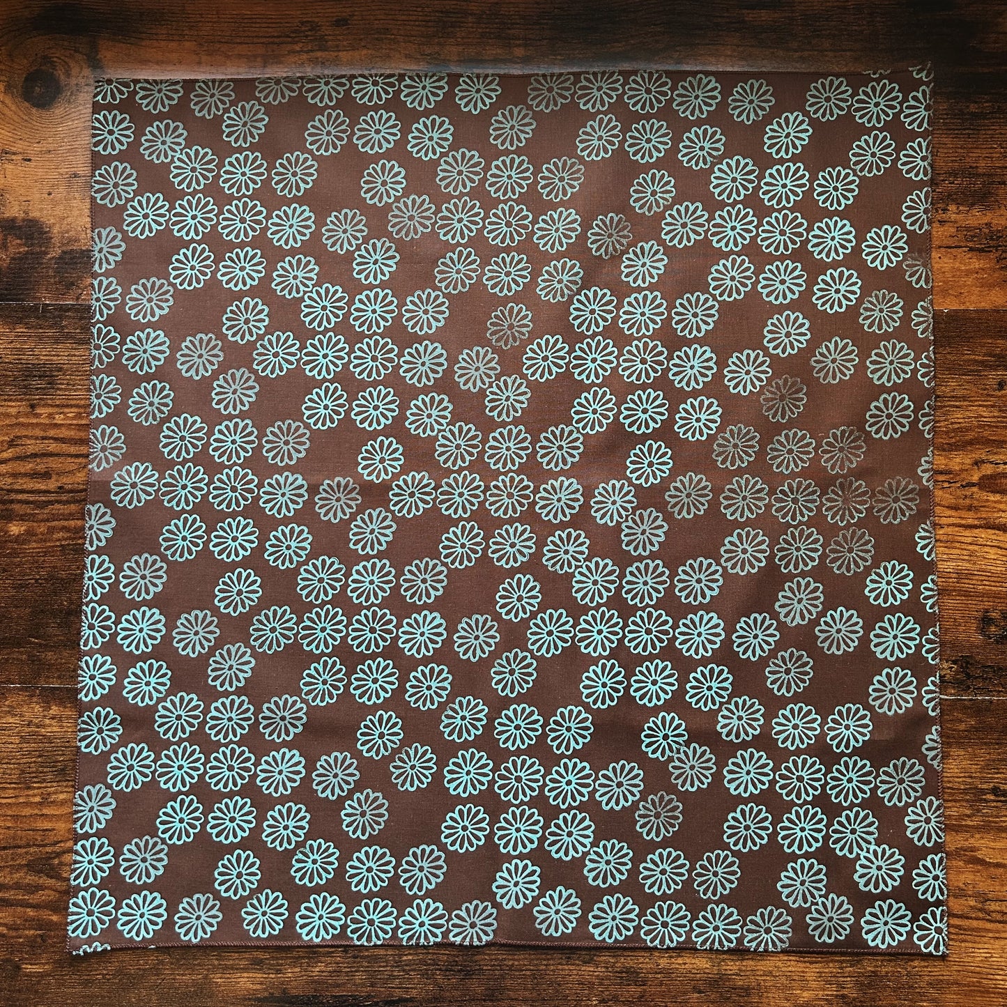 Flower Power Block Printed Bandana