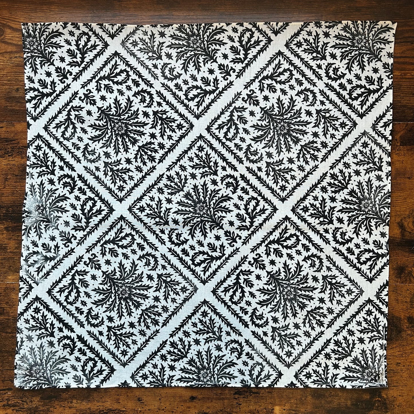 The Thistle Garden Block Printed Bandana