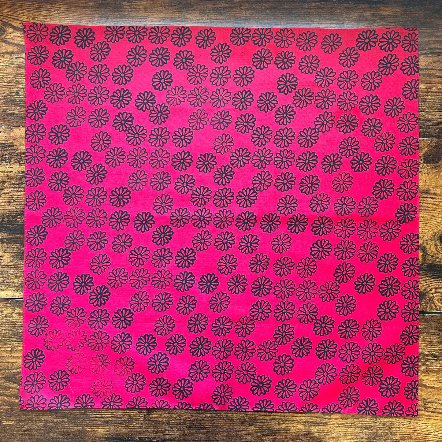 Flower Power Block Printed Bandana