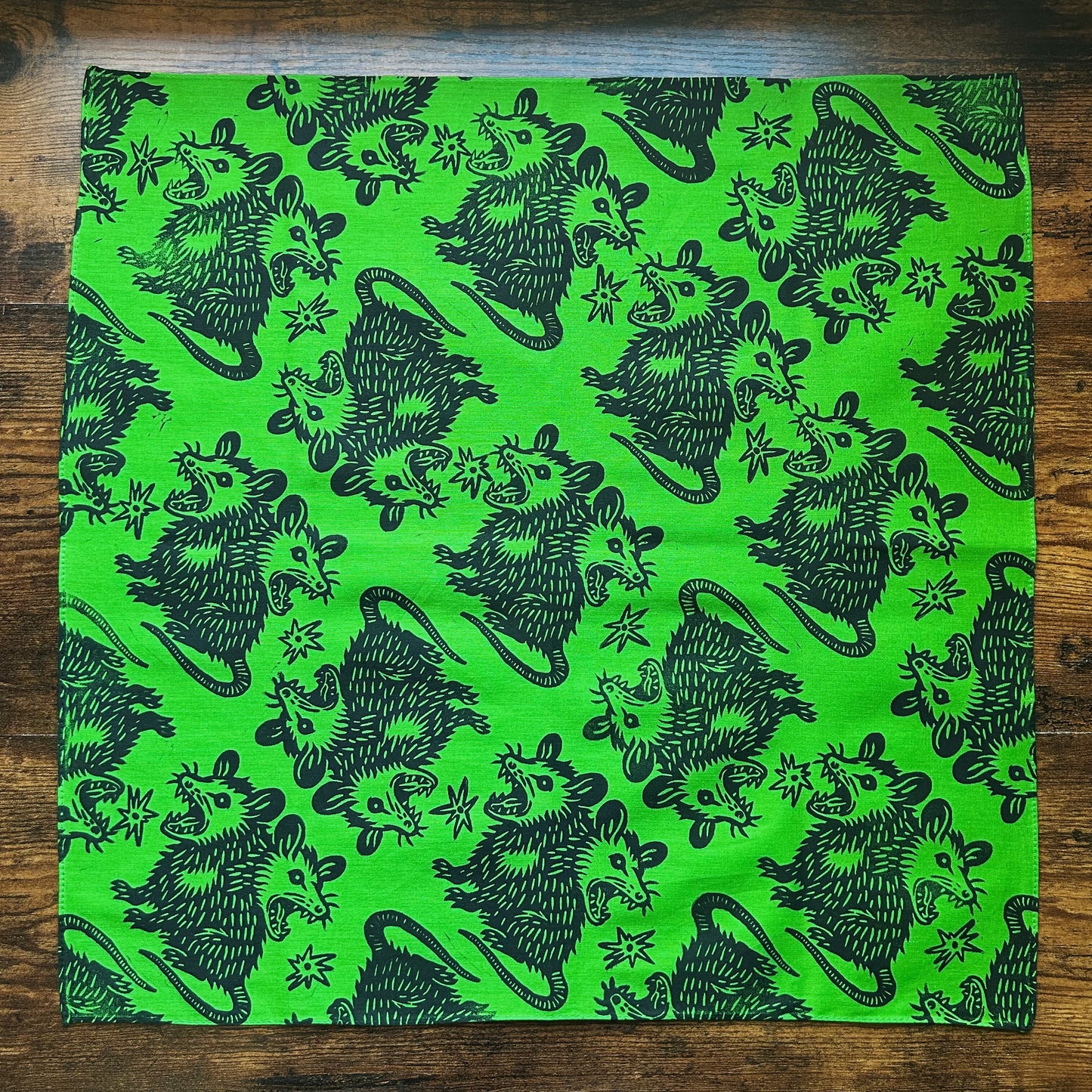 Trash Angels Block Printed Bandana