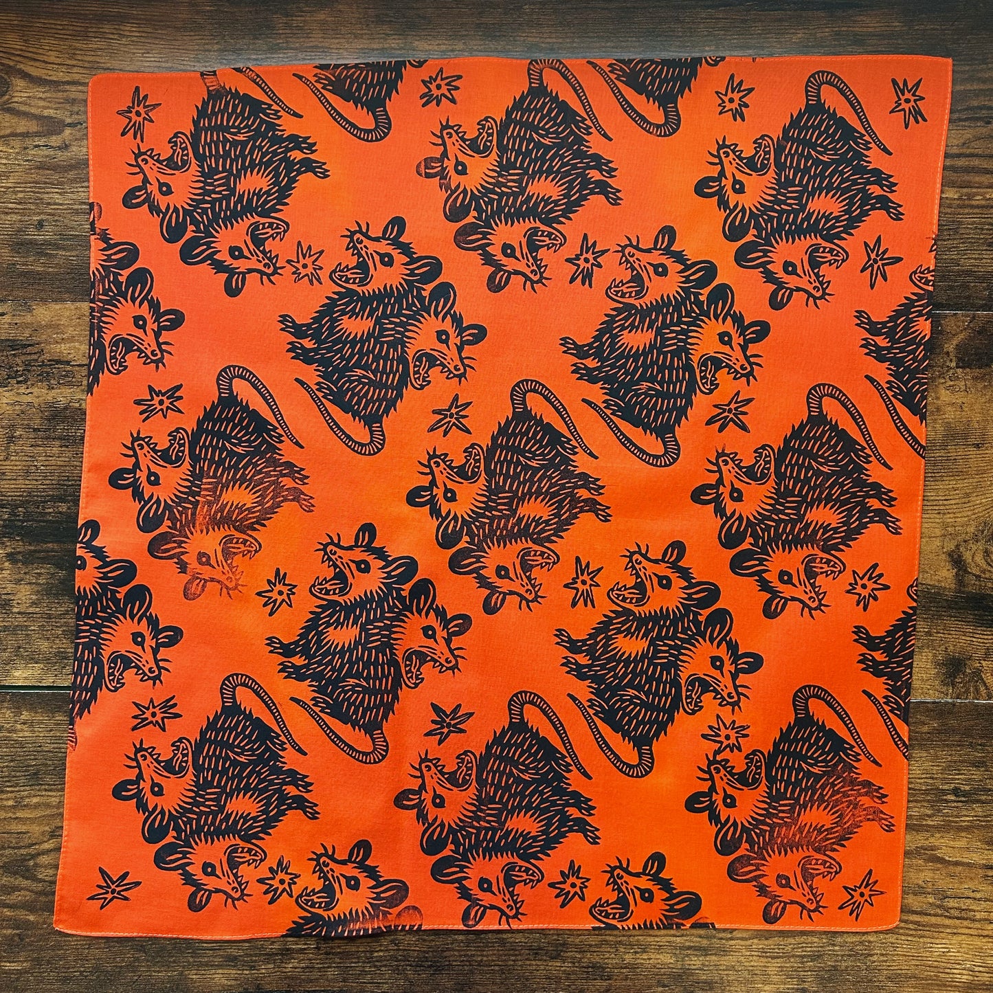 Trash Angels Block Printed Bandana
