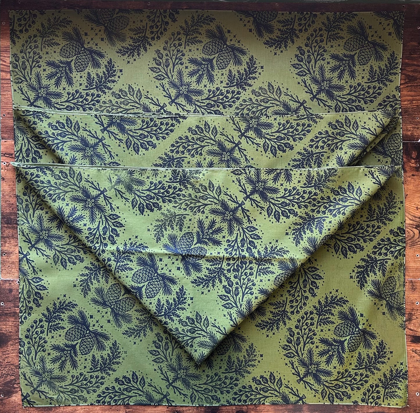 Solstice Forest Block Printed Bandana