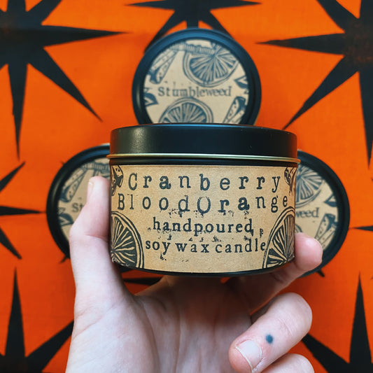 Cranberry & Blood Orange Soy Wax Candle