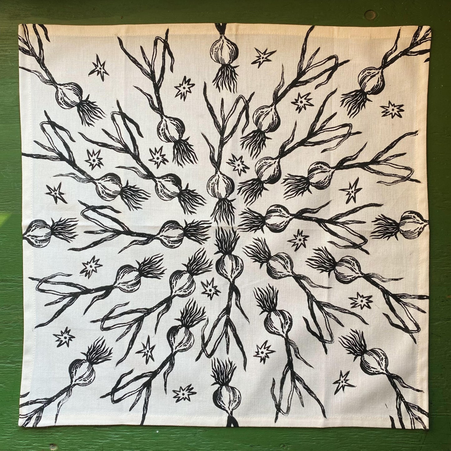 Garlic Magic Block Printed Bandana