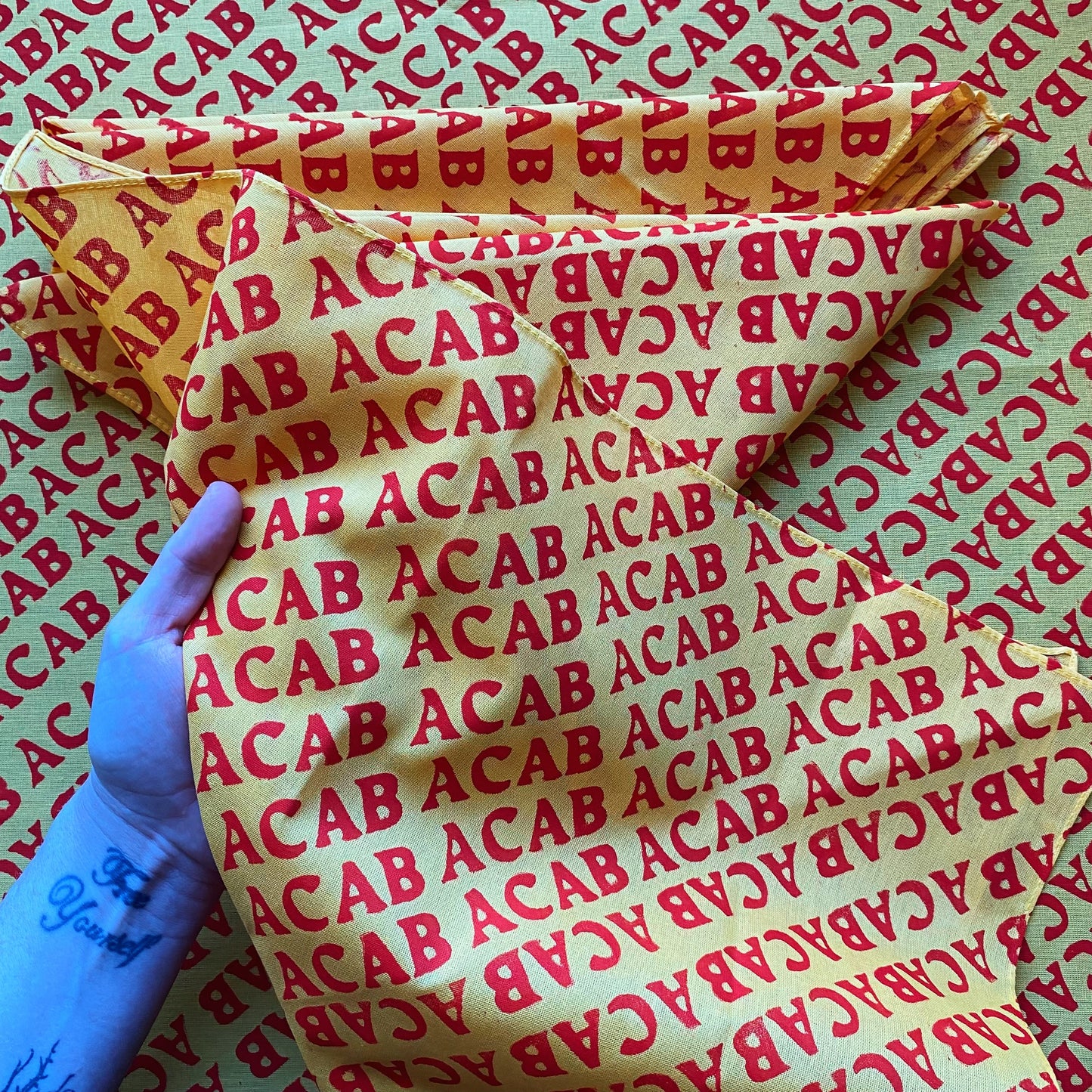 ACAB Block Printed Bandana