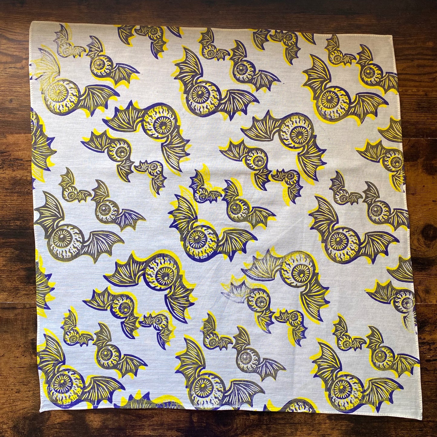 Night Watcher Block Printed Bandana