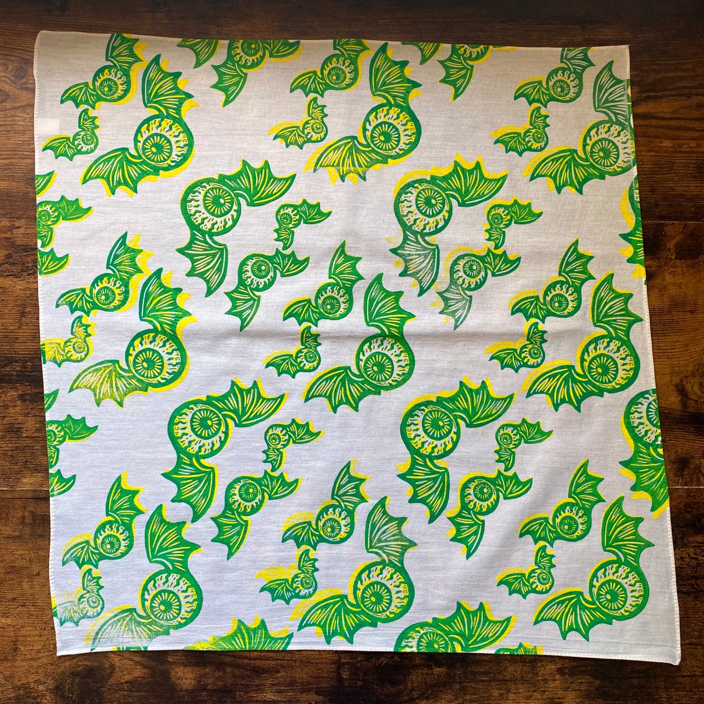 Night Watcher Block Printed Bandana