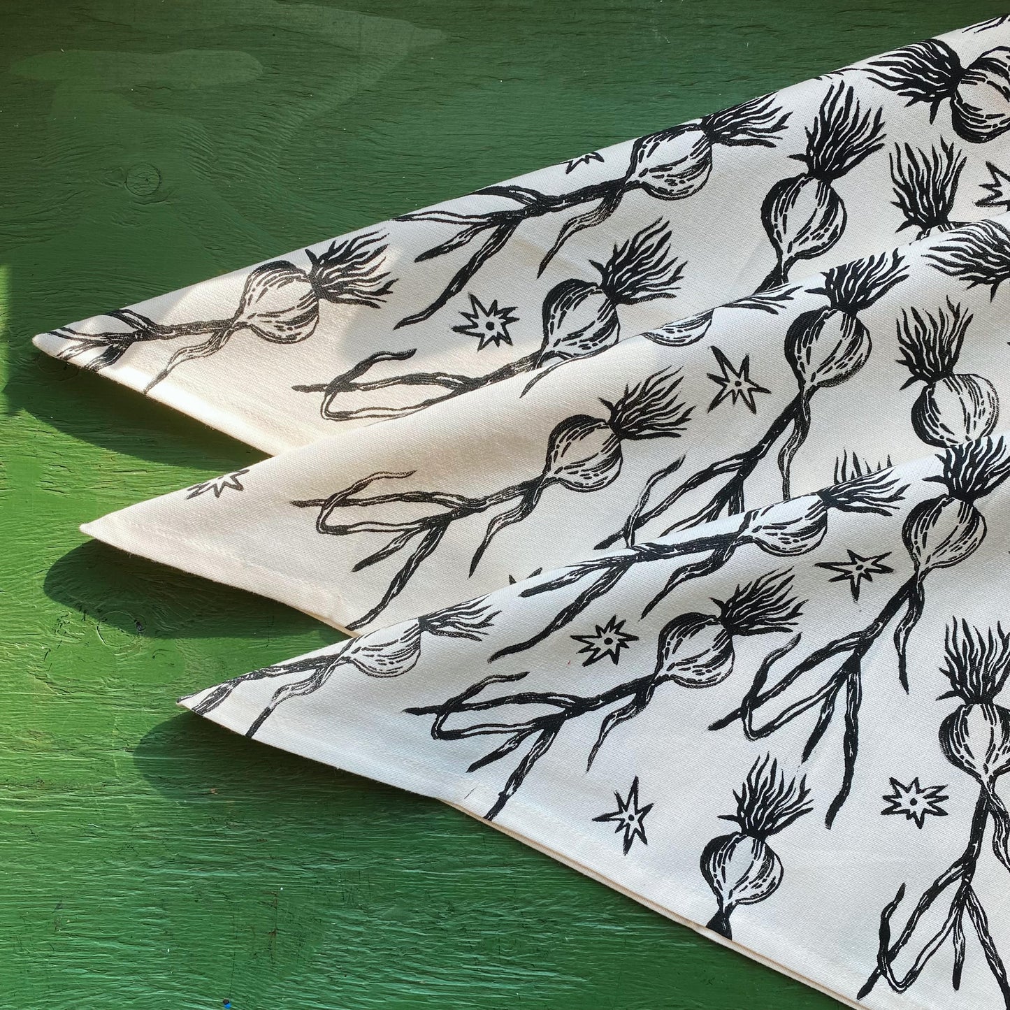 Garlic Magic Block Printed Bandana