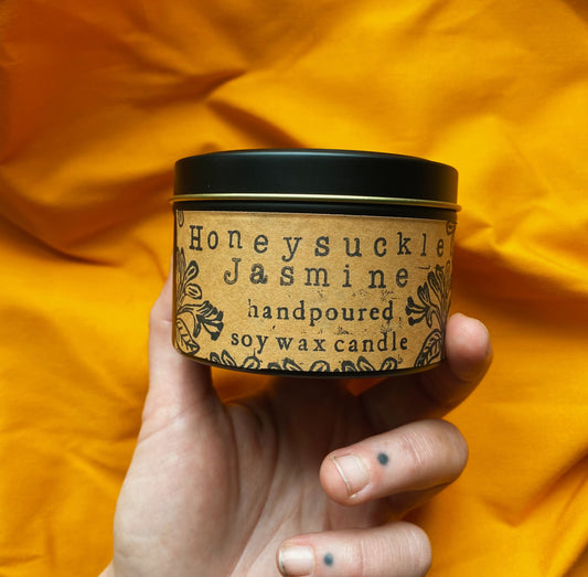 Honeysuckle Jasmine Soy Wax Candle