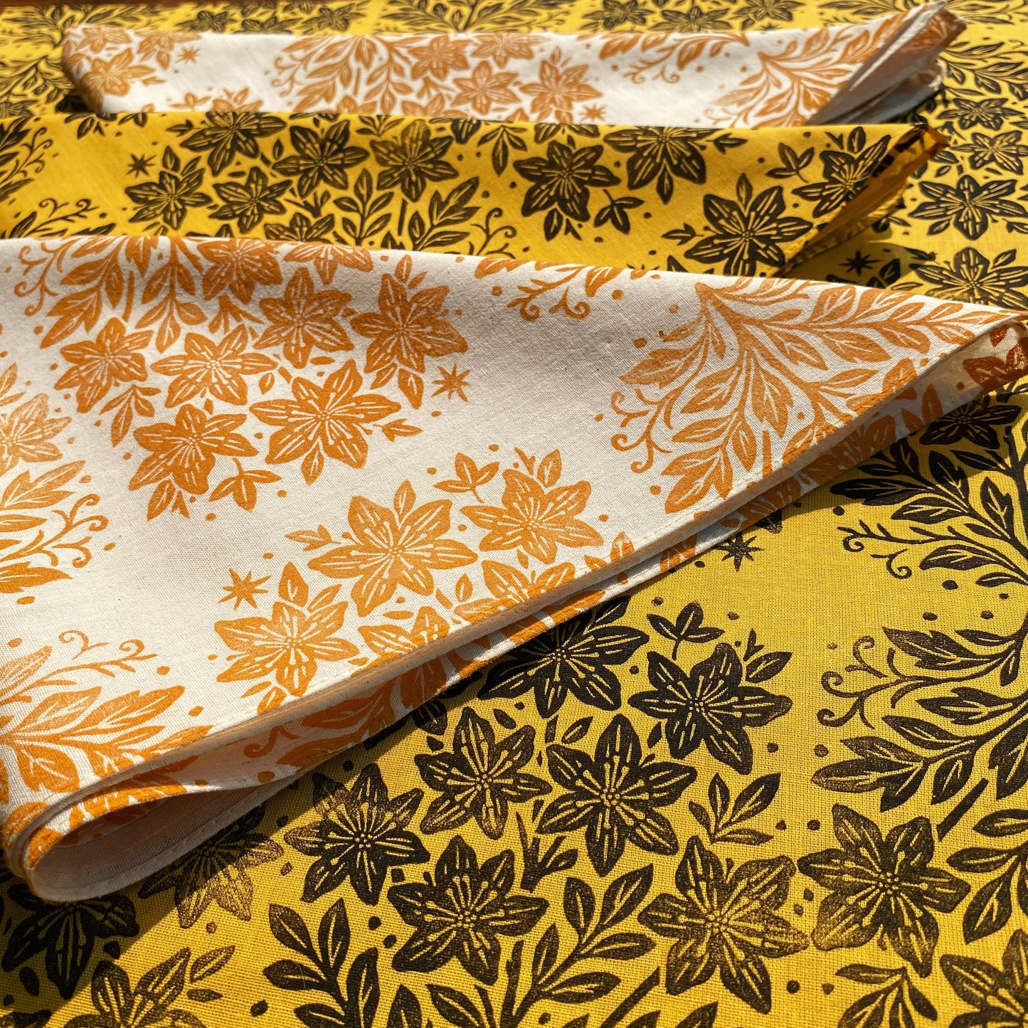 St.John’s Wort Magic Block Printed Bandana
