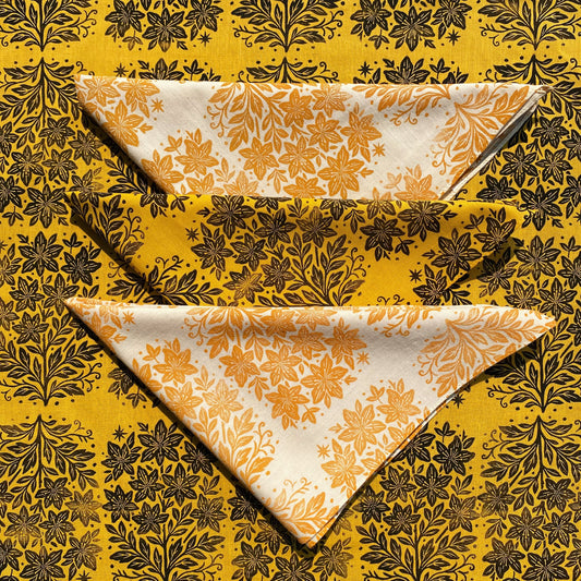 St.John’s Wort Magic Block Printed Bandana